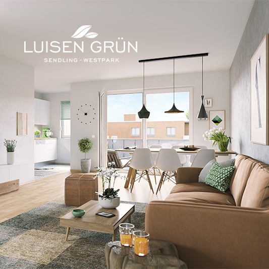 EAZEE Immobilienmarketing Terrafinanz Luisengruen Innenillustration