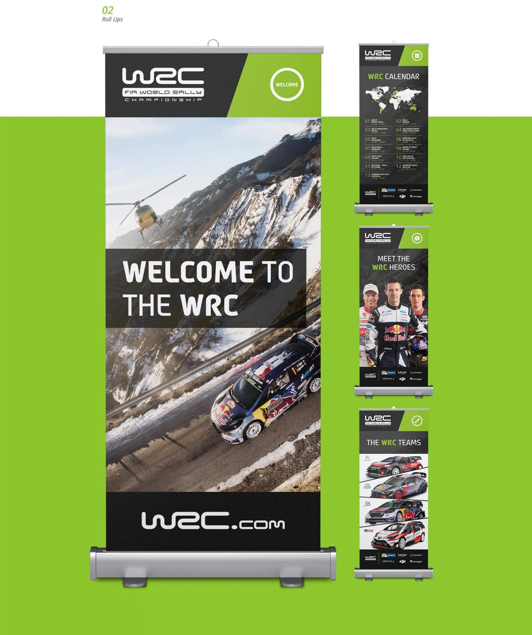 EAZEE Corporate Design WRC Roll Ups