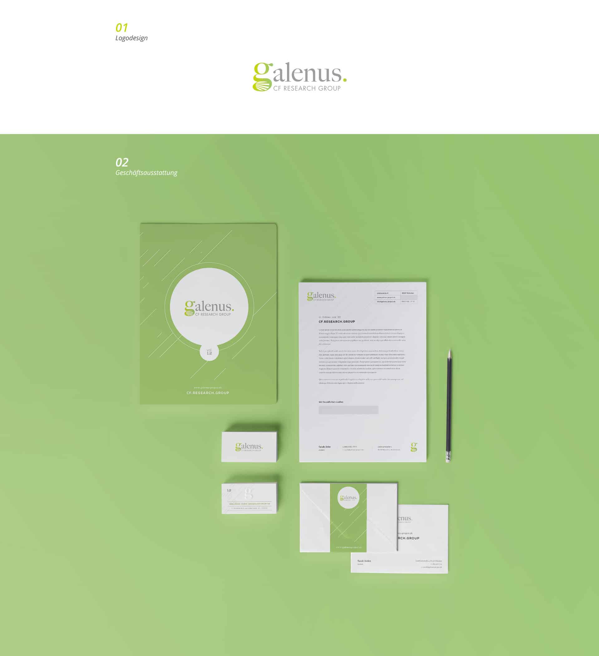 EAZEE Werbeagentur Galenus LMU Corporate Design und Logoentwicklung