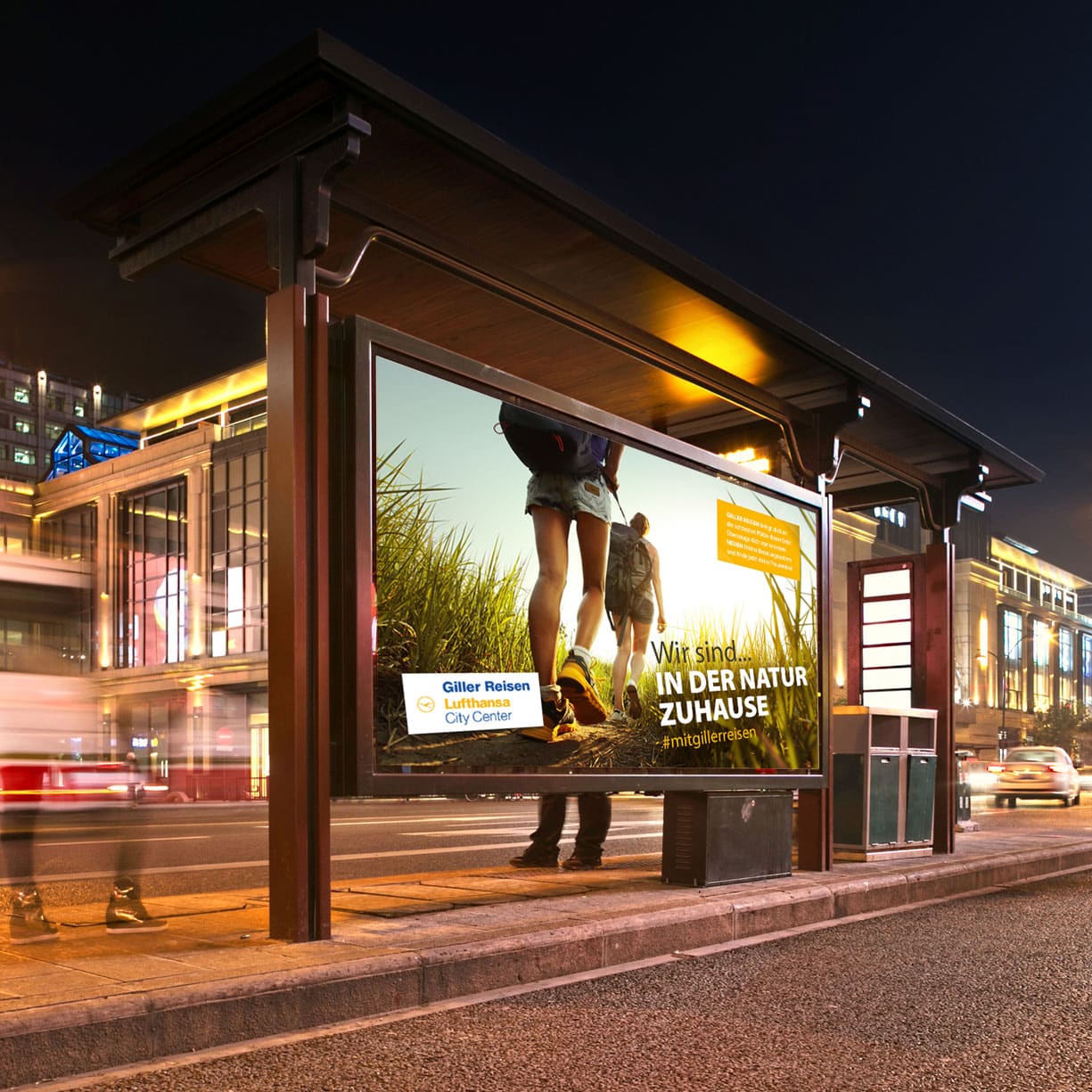 EAZEE Werbeagentur Image Kampagne Konzeption Giller Lufthansa City Center Idee