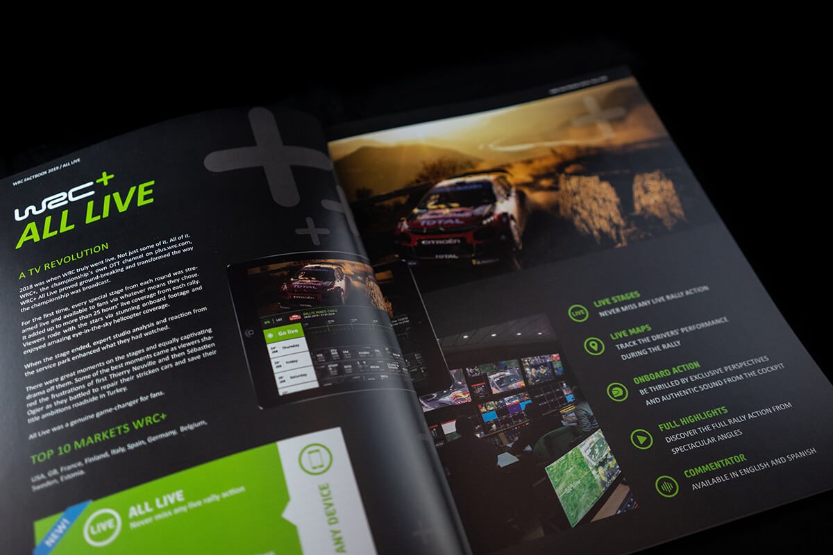 WRC Broschuere Factbook Brand Design